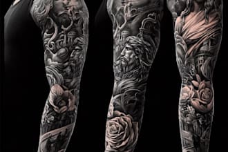 design original tattoo sleeve