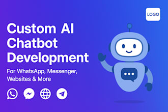 develop custom ai chatbot using chatgpt, dialogflow, or rasa