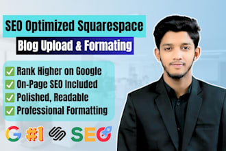 publish SEO optimized squarespace blogs that rank on google fast