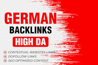 do german contextual backlinks on de websites high da