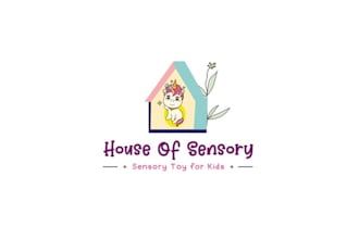 design unique childcare kids, education and children logo