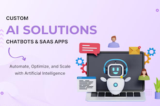 develop custom ai apps, chatbots and saas solution