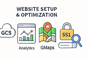 host and setup your website on google cloud gcp with SEO ready setup