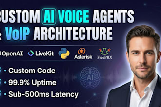 build an ai calling agent with asterisk and freepbx