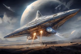 design sci fi spaceship design
