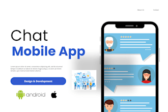 design and develop chat mobile app