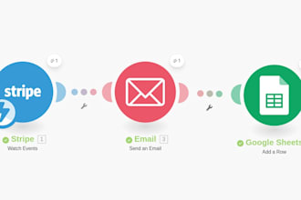 automate stripe payments with email and google sheets