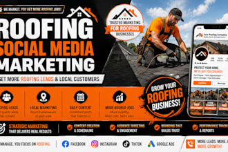 grow your roofing business with social media marketing and roofing leads