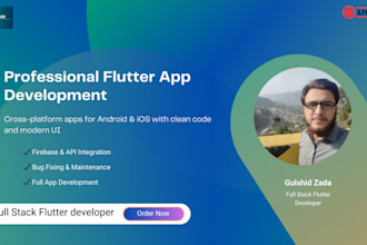 create a full stack flutter app with supabase and firebase