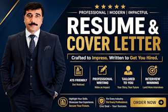 make professional ats resume and CV for any career sector