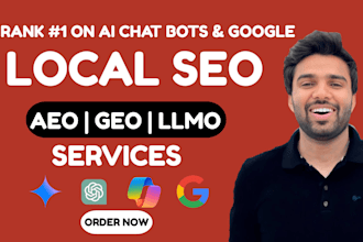 do monthly website local off page, GEO, aeo, SEO backlinks for ai search ranking
