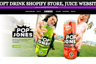 design juice shopify store soft drink shopify website fruit juice shopify store