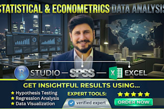 do econometrics and statistical data analysis in spss, rstudio, and excel
