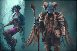 draw any fantasy character that you want