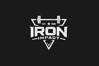 design strength power lifting coaching logo