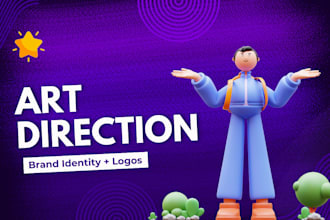 be your art director for unique brand identity and visual consistency