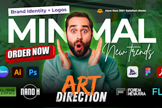 be your art director for unique brand identity and visual consistency
