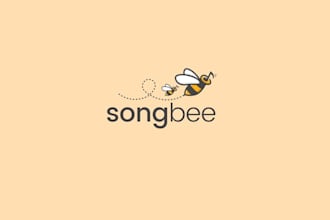 design awesome song bee logo