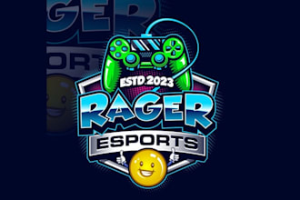 design sports gaming lounge logo