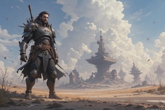 create concept art and illustration