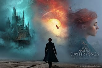 do fantasy book cover, thriller book cover design