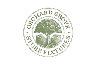 design supermarket grocery store shelving container supplier logo