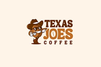 design texas coffee shop logo