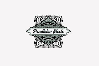 design top shelf built furniture logo