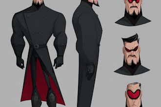 do superhero or villain character design