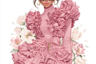draw a collection of fashion illustration and portfolio