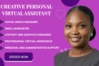personal virtual assistant creative executive administrative virtual assistant