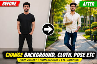 edit your photos with ai change background clothes pose enhance quality