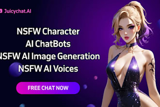 develop smart saas ai chatbot, nsfw image generator, nsfw ai voice solutions