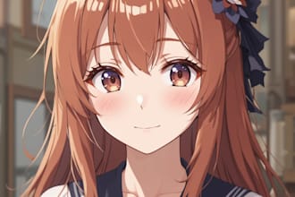 draw anime characters, original characters