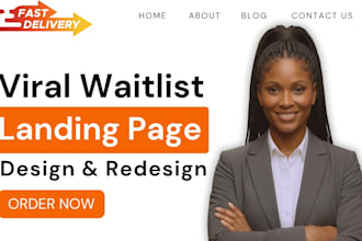 viral waitlist landing page lead capture page opt in page squeeze page form page