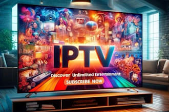 setup secure iptv reseller panel with unlimited credits, iptv admin panel