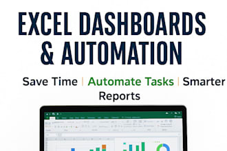 create excel dashboards and automation