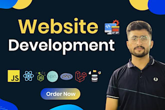 full stack website development using django and react
