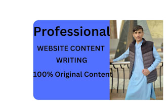 write engaging and SEO optimized website content
