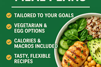 create effective weight loss and fitness meal plans