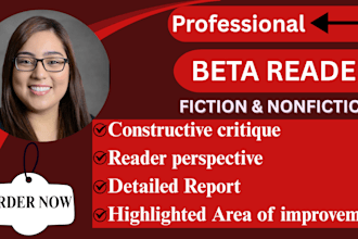 beta read, critique, provide inline feedback, romance novels,  horror, ya novel