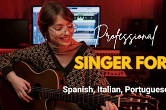 be female gospel pop singer and songwriter in spanish, japanese and italian