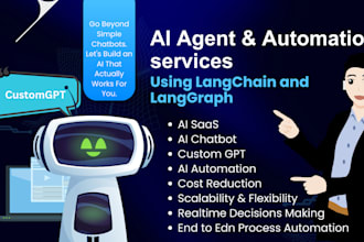 develop a custom langchain or langgraph ai agent