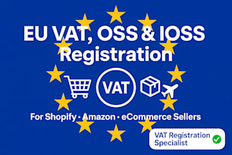 eu vat registration germany france spain oss ioos setup shopify amazon sellers