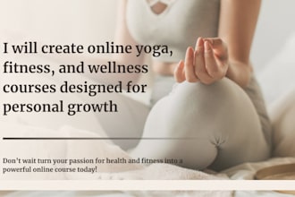 create online yoga, fitness, and wellness courses designed for personal growth