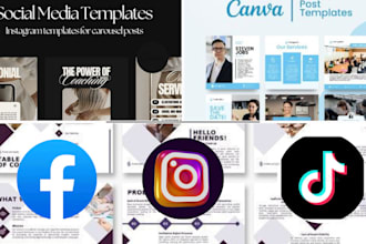 design trendy instagram,tiktok, and social media contents