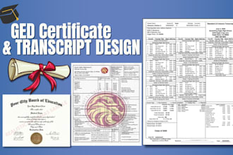 24 hours high school diploma, ged certificate, college, university transcript