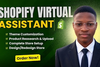 be shopify store manager shopify virtual assistant