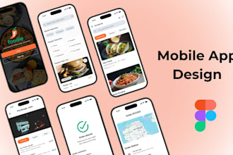 design a mobile app UI UX for ios and android