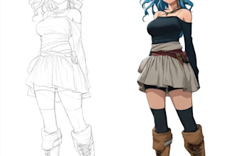 draw anime manga illustration